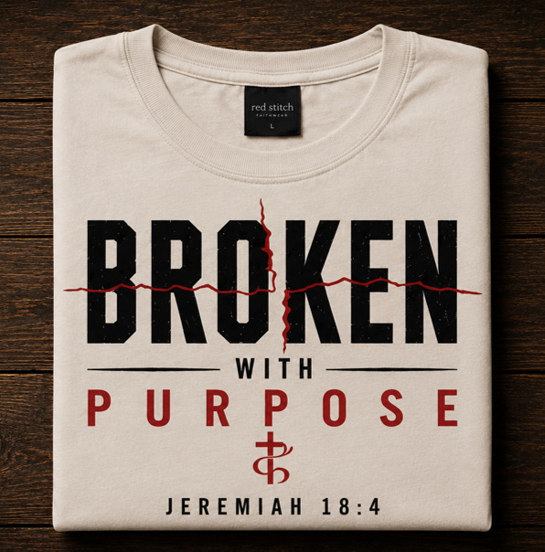 Broken with Purpose - Vintage White